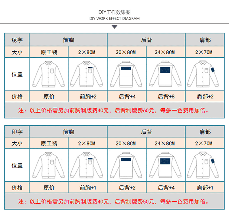 建筑工作服刺绣展示 建筑工作服刺绣展示