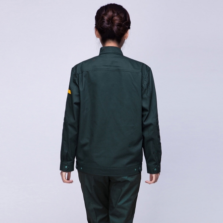 墨绿色汽车维修工作服AC01-1